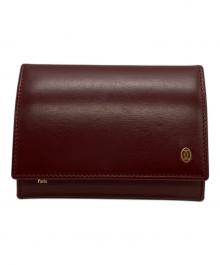 Cartier（カルティエ）の古着「カードケース」｜ボルドー