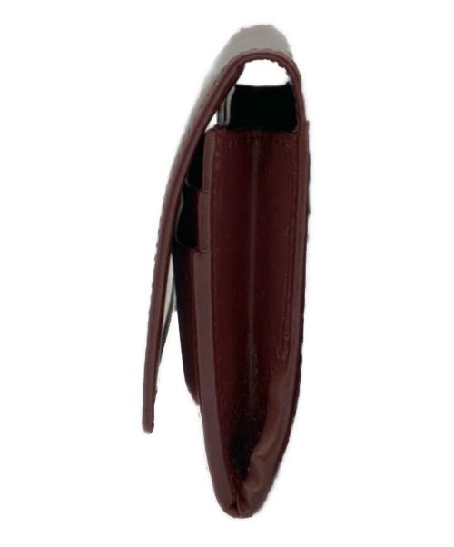 Cartier（カルティエ）Cartier (カルティエ) カードケース ボルドーの古着・服飾アイテム