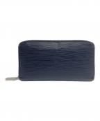 LOUIS VUITTONルイ ヴィトン）の古着「ラウンドファスナー財布」｜ブラック