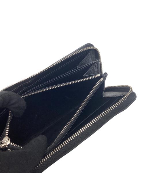 LOUIS VUITTON（ルイ ヴィトン）LOUIS VUITTON (ルイ ヴィトン) ラウンドファスナー財布 ブラックの古着・服飾アイテム