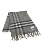 BURBERRYバーバリー）の古着「カシミヤストール」｜グレー