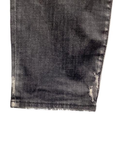 DSQUARED2（ディースクエアード）DSQUARED2 (ディースクエアード) ダメージ加工デニムパンツ グレー サイズ:ＳＩＺＥ　48の古着・服飾アイテム