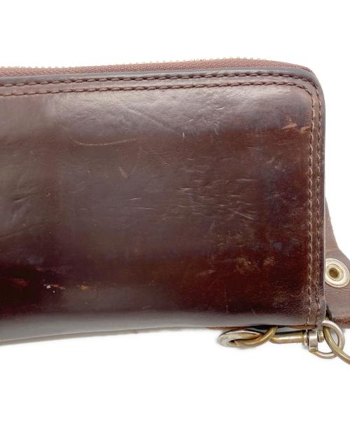 AVIREX（アヴィレックス）AVIREX (アヴィレックス) Horween (ホーウイン) 長財布 ブラウンの古着・服飾アイテム