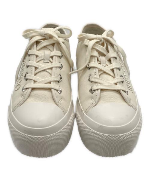 JIMMY CHOO（ジミーチュウ）JIMMY CHOO (ジミーチュウ) 厚底スニーカー ホワイト サイズ:37の古着・服飾アイテム
