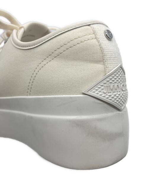 JIMMY CHOO（ジミーチュウ）JIMMY CHOO (ジミーチュウ) 厚底スニーカー ホワイト サイズ:37の古着・服飾アイテム