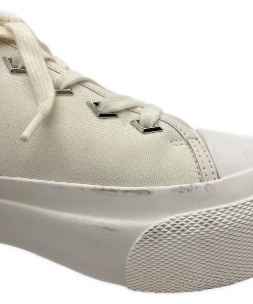 JIMMY CHOO（ジミーチュウ）JIMMY CHOO (ジミーチュウ) 厚底スニーカー ホワイト サイズ:37の古着・服飾アイテム