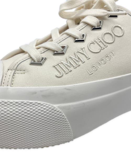 JIMMY CHOO（ジミーチュウ）JIMMY CHOO (ジミーチュウ) 厚底スニーカー ホワイト サイズ:37の古着・服飾アイテム