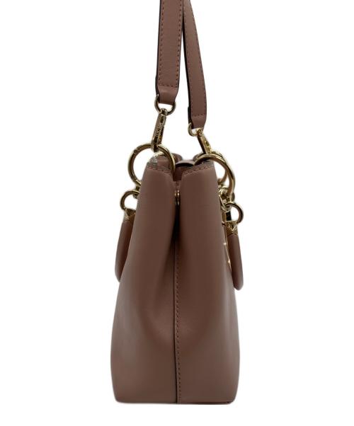 JIMMY CHOO（ジミーチュウ）JIMMY CHOO (ジミーチュウ) スモールトートバッグ ピンクの古着・服飾アイテム