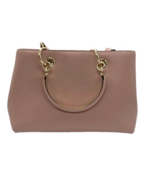 JIMMY CHOO（ジミーチュウ）JIMMY CHOO (ジミーチュウ) スモールトートバッグ ピンクの古着・服飾アイテム