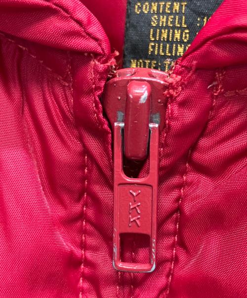Eddie Bauer（エディーバウアー）Eddie Bauer (エディーバウアー) 中綿ベスト レッド サイズ:Mの古着・服飾アイテム