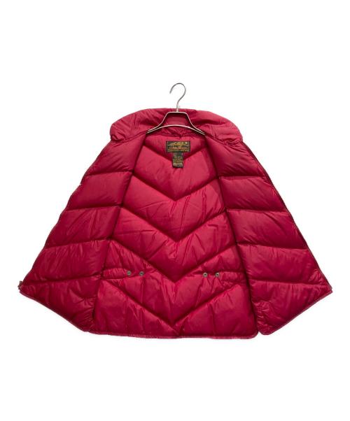 Eddie Bauer（エディーバウアー）Eddie Bauer (エディーバウアー) 中綿ベスト レッド サイズ:Mの古着・服飾アイテム