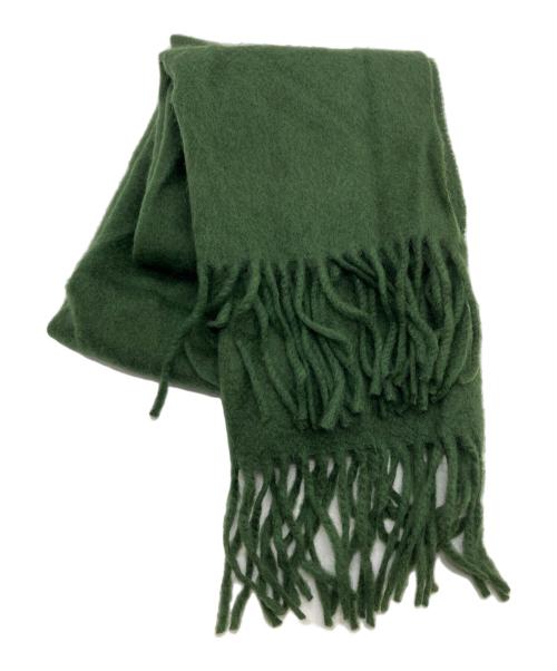 BALENCIAGA（バレンシアガ）BALENCIAGA (バレンシアガ) マフラー グリーンの古着・服飾アイテム