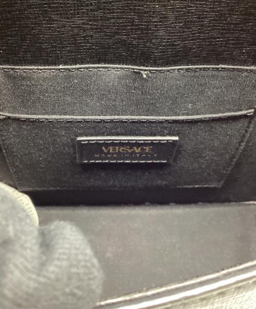 VERSACE（ヴェルサーチェ）VERSACE (ヴェルサーチェ) 2WAYバッグ ブラックの古着・服飾アイテム