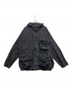 Snow peakスノーピーク）の古着「コットンナイロンパーカー」｜ブラック