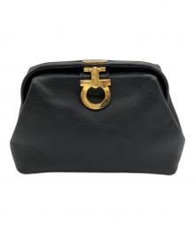 Salvatore Ferragamo（サルヴァトーレ フェラガモ）の古着「ポーチ」｜ブラック