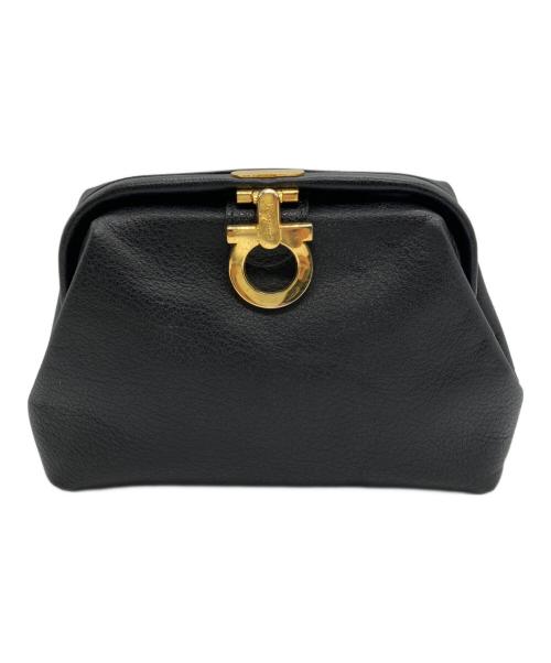 Salvatore Ferragamo（サルヴァトーレ フェラガモ）Salvatore Ferragamo (サルヴァトーレ フェラガモ) ポーチ ブラックの古着・服飾アイテム