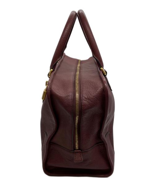 LOEWE（ロエベ）LOEWE (ロエベ) ハンドバッグ ボルドーの古着・服飾アイテム