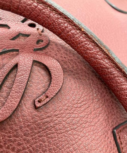 LOEWE（ロエベ）LOEWE (ロエベ) ハンドバッグ ボルドーの古着・服飾アイテム