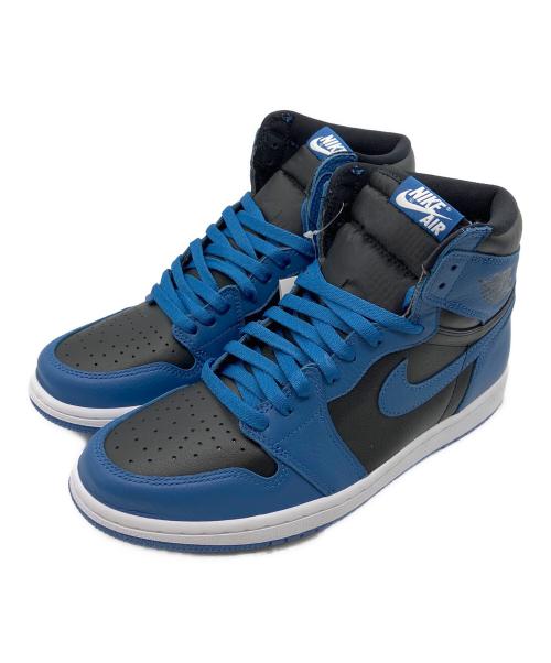 NIKE（ナイキ）NIKE (ナイキ) Air Jordan 1 Retro High OG ブルー×ブラック サイズ:27の古着・服飾アイテム