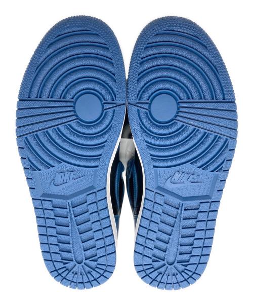 NIKE（ナイキ）NIKE (ナイキ) Air Jordan 1 Retro High OG ブルー×ブラック サイズ:27の古着・服飾アイテム