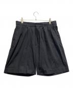 AURALEEオーラリー）の古着「HARD TWIST GABARDINE SHORTS」｜ブラック