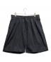 AURALEE（オーラリー）の古着「HARD TWIST GABARDINE SHORTS」｜ブラック