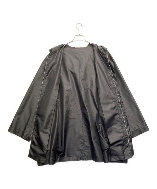AURALEE（オーラリー）AURALEE (オーラリー) SILK TAFFETA HOODED COAT ブラック サイズ:5の古着・服飾アイテム