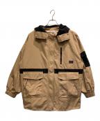Ayaneアヤネ）の古着「マウンテンパーカー」｜ベージュ×ブラック