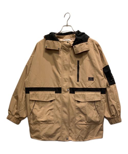 Ayane（アヤネ）Ayane (アヤネ) マウンテンパーカー ベージュ×ブラック サイズ:38の古着・服飾アイテム