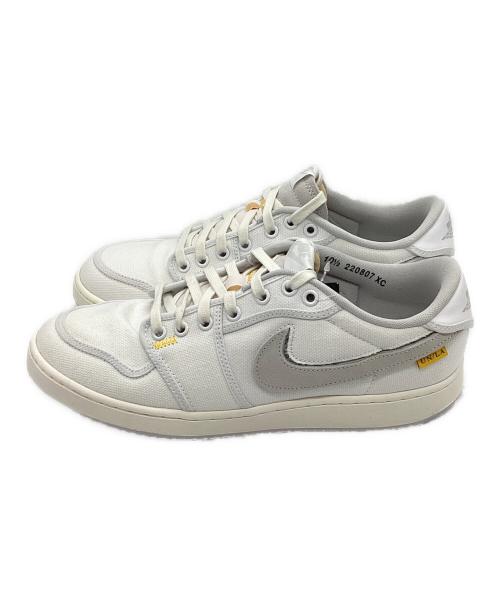 NIKE（ナイキ）NIKE (ナイキ) UNION (ユニオン) スニーカー ホワイト×グレー サイズ:29 未使用品の古着・服飾アイテム