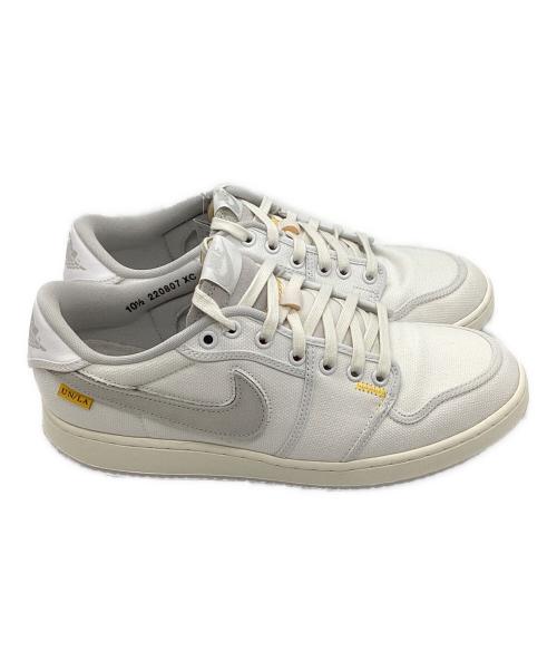 NIKE（ナイキ）NIKE (ナイキ) UNION (ユニオン) スニーカー ホワイト×グレー サイズ:29 未使用品の古着・服飾アイテム
