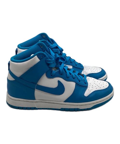 NIKE（ナイキ）NIKE (ナイキ) Dunk High Retro ホワイト×ブルー サイズ:27の古着・服飾アイテム