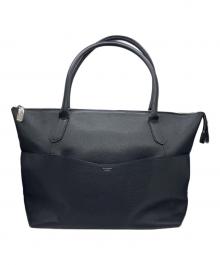 PELLE MORBIDA（ペッレモルビダ）の古着「トートバッグ」｜ブラック