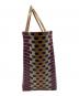 MARNI MARKET (マルニ マーケット) ピクニックバッグ ホワイト×パープル×イエロー：15000円