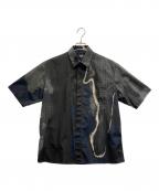 FENDIフェンディ）の古着「半袖シャツ」｜ブラック