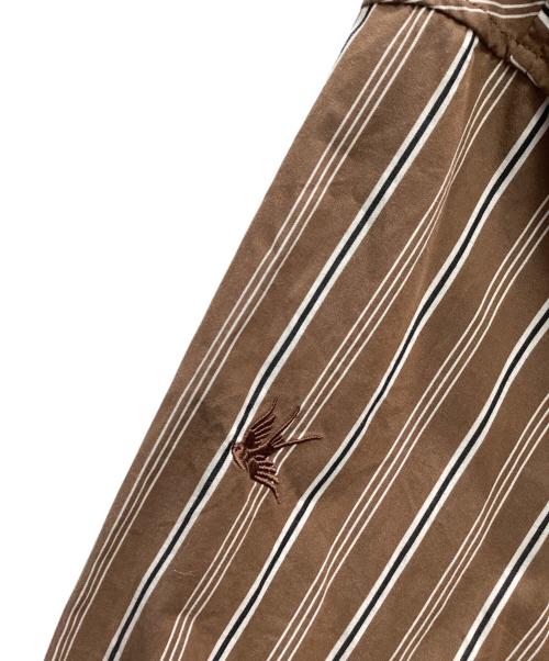 rhodo lirion（ロドリリオン）rhodo lirion (ロドリリオン) Mex Smock -Typewriter ブラウン サイズ:O/Sの古着・服飾アイテム