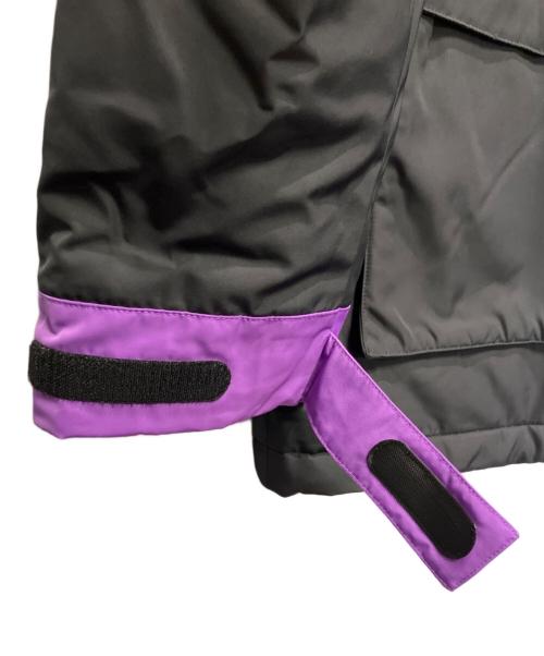 adidas Originals（アディダスオリジナル）adidas Originals (アディダスオリジナル) 22グラフィック パデッドジャケット ブラック×パープル サイズ:L 未使用品の古着・服飾アイテム