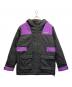 adidas Originals（アディダスオリジナル）の古着「22グラフィック パデッドジャケット」｜ブラック×パープル