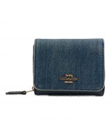 COACH（コーチ）の古着「3つ折り財布」｜インディゴ