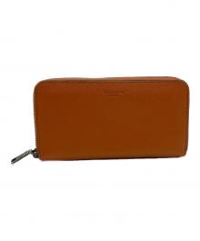 COACH（コーチ）の古着「ラウンドファスナー財布」｜ブラウン