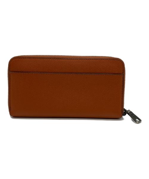COACH（コーチ）COACH (コーチ) ラウンドファスナー財布 ブラウンの古着・服飾アイテム
