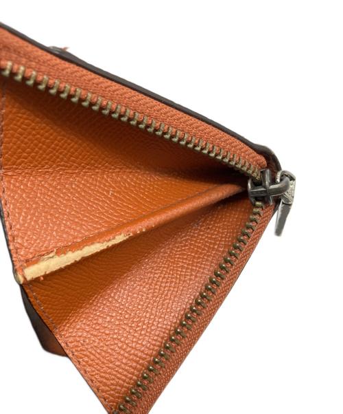 COACH（コーチ）COACH (コーチ) ラウンドファスナー財布 ブラウンの古着・服飾アイテム