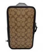 COACHコーチ）の古着「ボディーバッグ」｜ブラウン