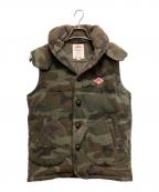 DANTON×BEAMS別注ダントン×ビームス ベッチュウ）の古着「ダウンベスト」｜オリーブ