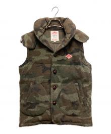 DANTON×BEAMS別注（ダントン×ビームス ベッチュウ）の古着「ダウンベスト」｜オリーブ