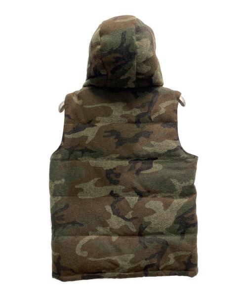 DANTON（ダントン）DANTON (ダントン) BEAMS別注 (ビームス ベッチュウ) ダウンベスト オリーブ サイズ:Mの古着・服飾アイテム