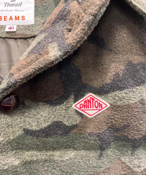 DANTON（ダントン）DANTON (ダントン) BEAMS別注 (ビームス ベッチュウ) ダウンベスト オリーブ サイズ:Mの古着・服飾アイテム