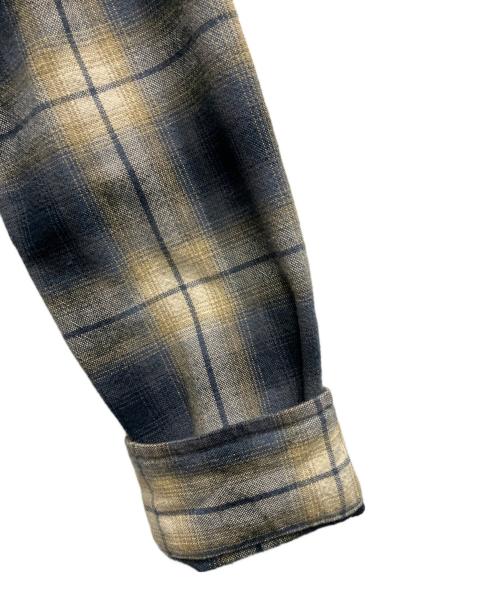 RRL（ダブルアールエル）RRL (ダブルアールエル) 長袖シャツ ブルー×イエロー サイズ:Mの古着・服飾アイテム