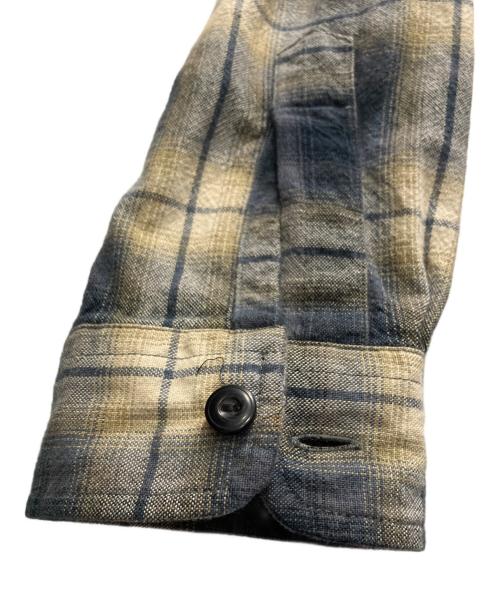 RRL（ダブルアールエル）RRL (ダブルアールエル) 長袖シャツ ブルー×イエロー サイズ:Mの古着・服飾アイテム