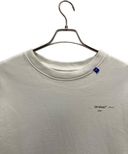 OFFWHITE（オフホワイト）OFFWHITE (オフホワイト) バックロゴスウェット ホワイト サイズ:Mの古着・服飾アイテム